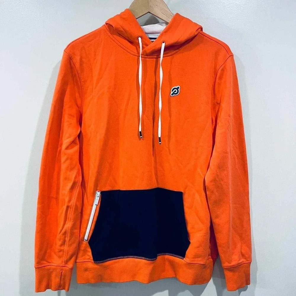 Fourlaps x Peloton Rush Pulllover Hoodie‎ Orange Size M
